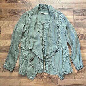 Max Jeans Sage Green 100% Tencel Waterfall Jacket Women’s Small